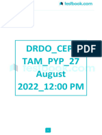 3 PM - DRDO - CEPTAM - PYP - 27 August 2022 - PDF