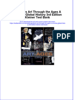 Gardners Art Through The Ages A Concise Global History 3rd Edition Kleiner Test Bank All Chapters