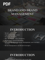 Brand and Brand Management This