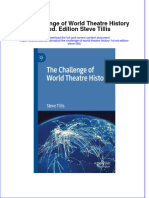 The Challenge of World Theatre History 1st Ed. Edition Steve Tillis Full Chapter Instant Download