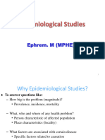 Chapter 4 EPIDEMIOLOGICAL STUDIES