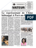 Haiti-Observateur Du 7 Decembre 2011