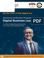 Digital Business Leadership: Be The CXO of The Digital Era