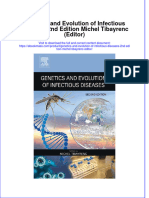 Full Download Genetics and Evolution of Infectious Diseases 2nd Edition Michel Tibayrenc (Editor) File PDF All Chapter On 2024