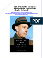 Full Download Working From Within: The Nature and Development of Quine's Naturalism Sander Verhaegh File PDF All Chapter On 2024