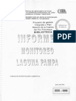 Informe Monitoreo Laguna Pampa