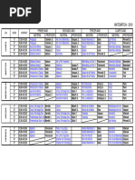 Horario General 2019