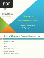 Chapter 4 Newton Laws