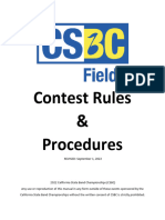 C SBC Field Rules 20202