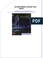 Full Download Management 8th Edition Kinicki Test Bank All Chapter 2024 PDF