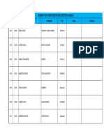 Padron de Comuneros Del Sector Olmos: #Codigo DE Carnet Apellidos Nombres DNI Fima Huella