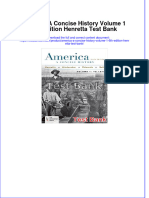 America A Concise History Volume 1 6th Edition Henretta Test Bank All Chapters