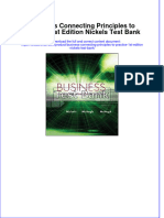 Business Connecting Principles To Practice 1st Edition Nickels Test Bank All Chapters