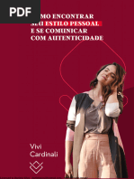 Ebook - Como Encontrar Seu Estilo Pessoal - Vivi Cardinali