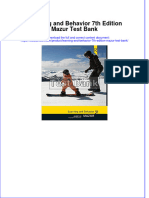 Learning and Behavior 7th Edition Mazur Test Bank All Chapters