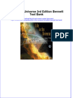 Life in The Universe 3rd Edition Bennett Test Bank All Chapters