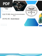 Lec 12 - Venous Disease Part 1