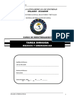 Tarea Dirigida - Riesgos y Emergencias