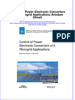 Full Download Control of Power Electronic Converters With Microgrid Applications Arindam Ghosh File PDF All Chapter On 2024