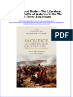 Full Download Sacrifice and Modern War Literature: From The Battle of Waterloo To The War On Terror Alex Houen File PDF All Chapter On 2024