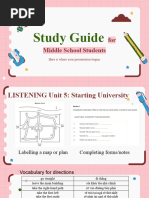 Study Guide: For Middle School Students