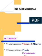 Vitamins & Minerals