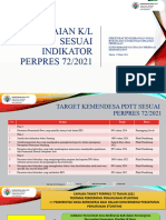 Capaian Kemendesa PDTT Sesuai Perpres 72 THN 2021