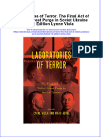 Full Download Laboratories of Terror. The Final Act of Stalin's Great Purge in Soviet Ukraine 1st Edition Lynne Viola File PDF All Chapter On 2024