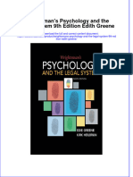 Full Download Wrightsman's Psychology and The Legal System 9th Edition Edith Greene File PDF All Chapter On 2024