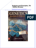 Genetics: Analysis and Principles, 7th Edition Brooker Full Chapter Instant Download