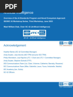 01 01 Overview ISO IEC AI For ISO IEC AI Workshop 0623