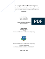 Load Flow Analysis in Seven Bus Power System: Submitted by