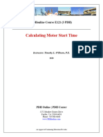 Calculating Motor Start Time