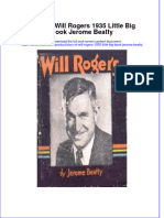 Story of Will Rogers 1935 Little Big Book Jerome Beatty Full Chapter Instant Download