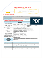 Sesion de Aprendizaje Los Sinonimos