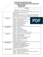 Xii - Syllabus For Half Yearly - 2024