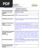 Sequencia Didática Primeiros Iv