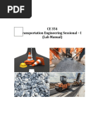 CE - 354 Transportation Engineering Sessional Lab Manual