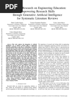 Enhancing Research On Engineering Education Empowering Research Skills Through Generative Artificial Intelligence For Systematic Literature Reviews