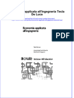 Economia Applicata All'ingegneria Tecla de Luca Full Chapter Instant Download