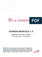 La Domenica 2023 4 Sussidio Musicale 202310181510