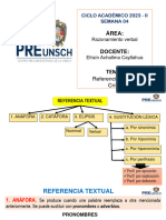 Semana 04 - Referencia Textual - Críos - Claves