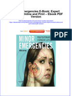 Minor Emergencies E-Book: Expert Consult - Online and Print - Ebook PDF Version Full Chapter Instant Download