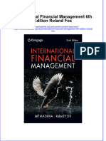 Full Download International Financial Management 6th Edition Roland Fox File PDF All Chapter On 2024