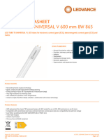 Product Datasheet Product Datasheet Led Tube T8 Universal V 600 MM 8W 865