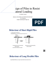 Presentation1 Laterally Loaded Piles