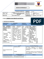 Sesion de Aprendizaje de Comunicacion S18 - 10 de Julio Del 2024