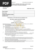 GCE Ordinary Level History Paper 1 Questions 2018 GCE Revision