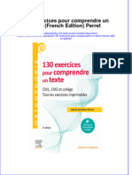 Full Download 130 Exercices Pour Comprendre Un Texte (French Edition) Perret File PDF All Chapter On 2024