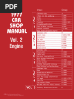 1977 Ford Car Shop Manual Volume 2 Engine